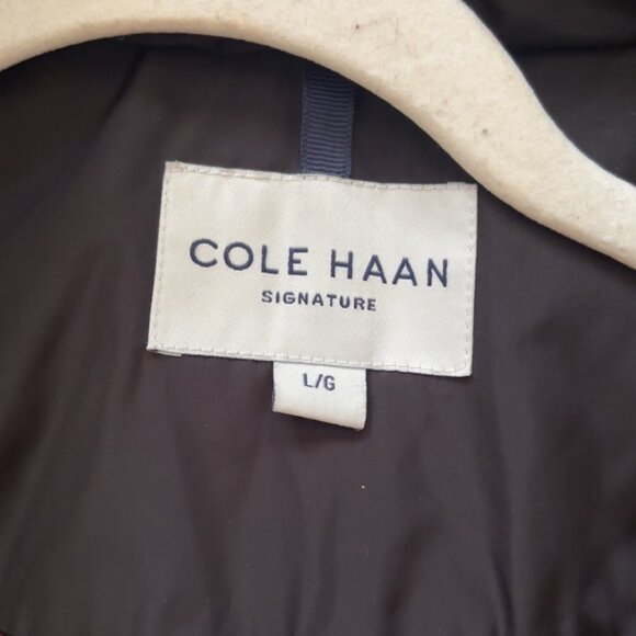 Cole Haan Hooded Down & Feather Jacket - Picture 4 of 5